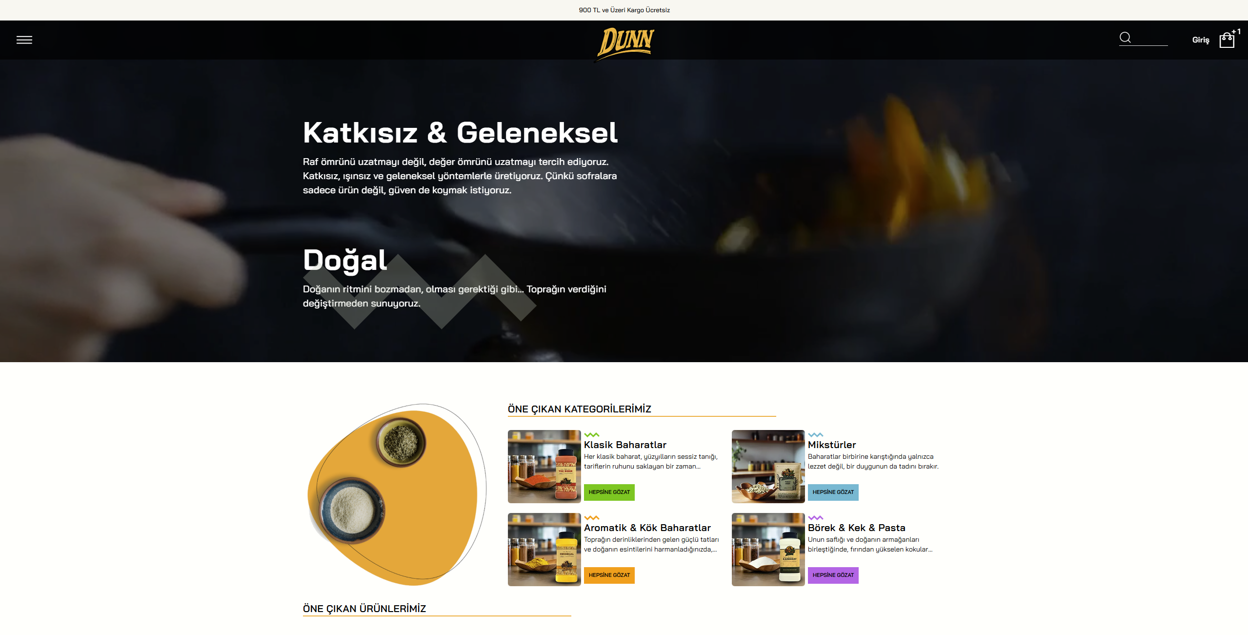 DUNN SPICES mağaza ekran görüntüsü