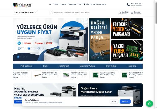 PRİNTSER BİLİŞİM mağaza ekran görüntüsü